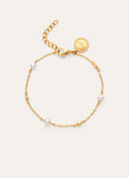 Pulseira Bahia Pearls Aço Banhado a Ouro