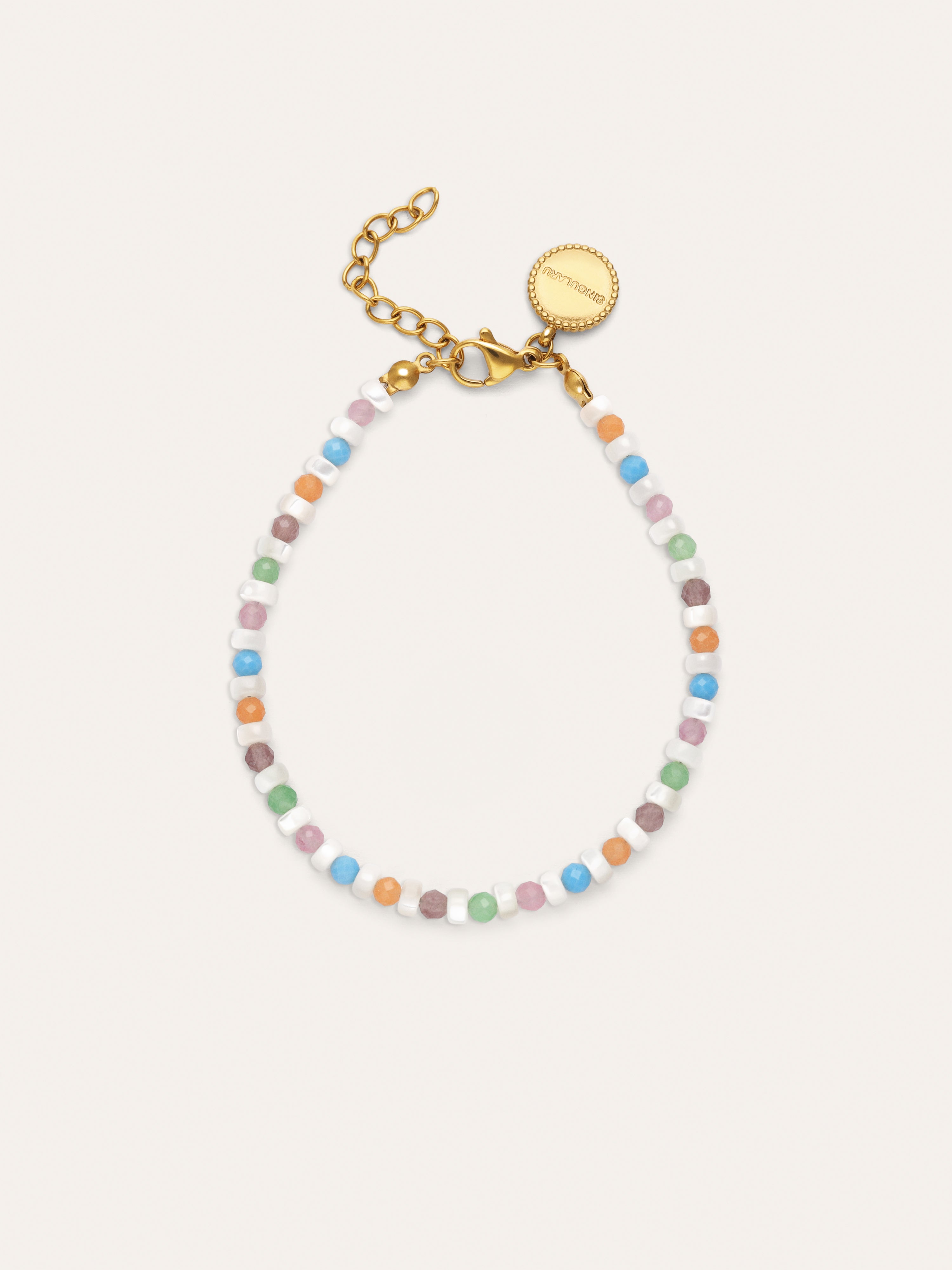 Nacary Colors Bracelet Gold Plated Steel