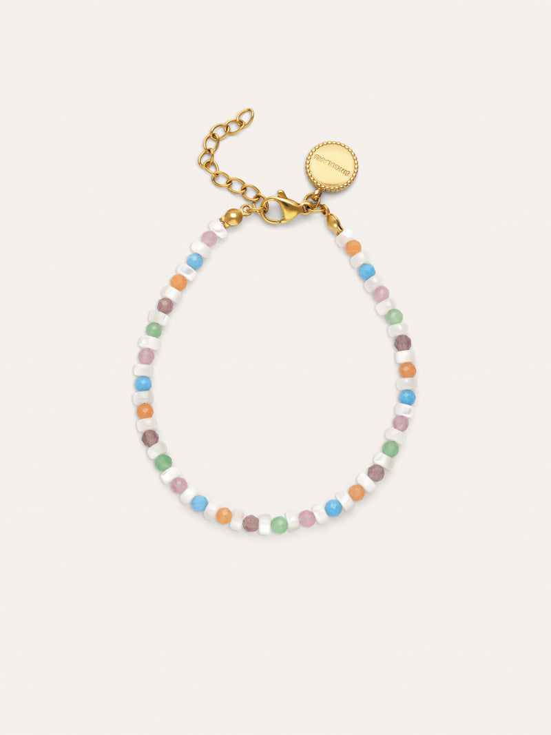 Nacary Colors Bracelet Gold Plated Steel