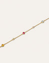Pulsera New Orbit Multicolor Baño Oro