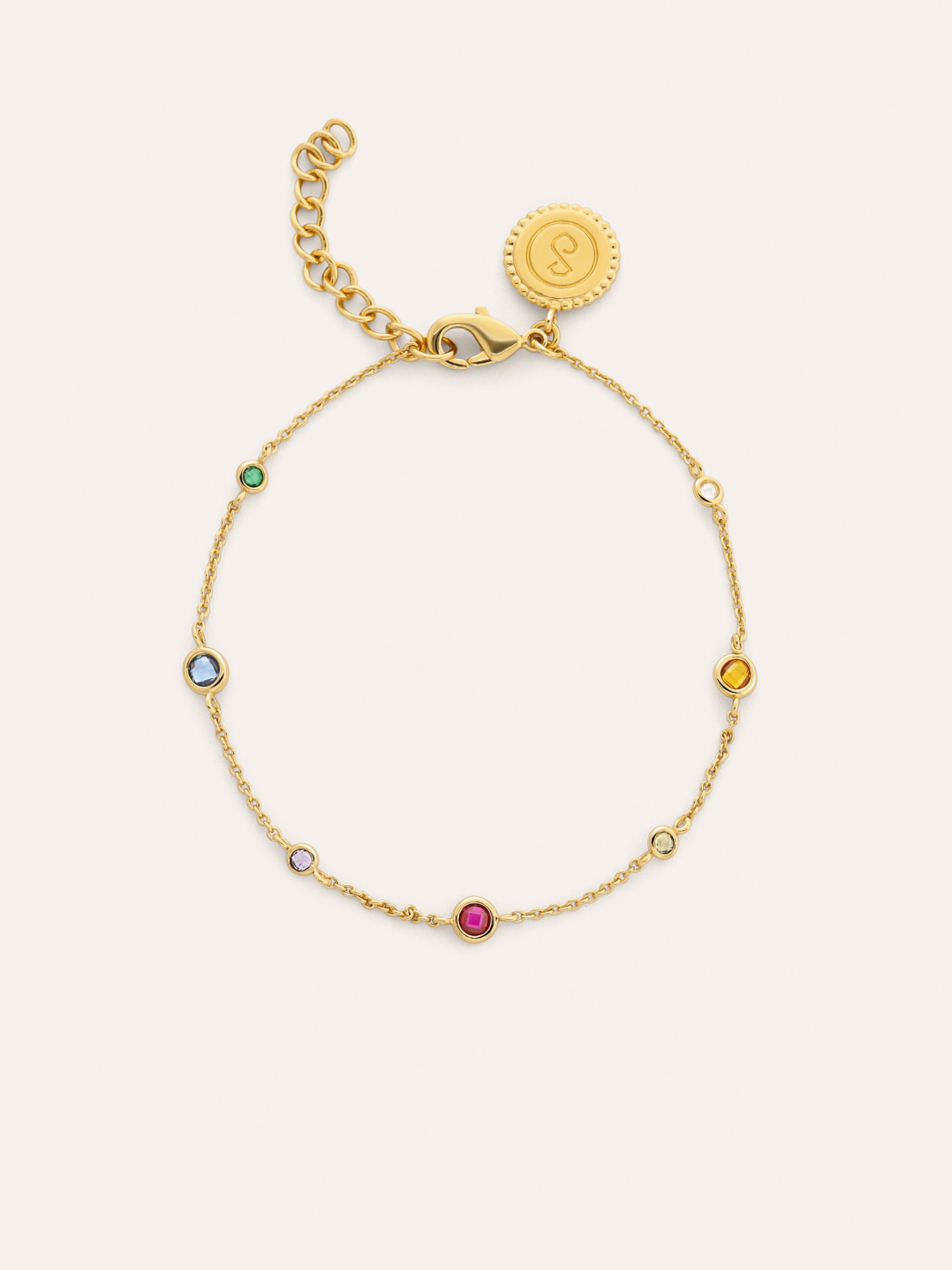 Pulsera New Orbit Multicolor Baño Oro