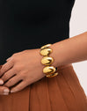 Oceya Steel Bracelet Gold Plated
