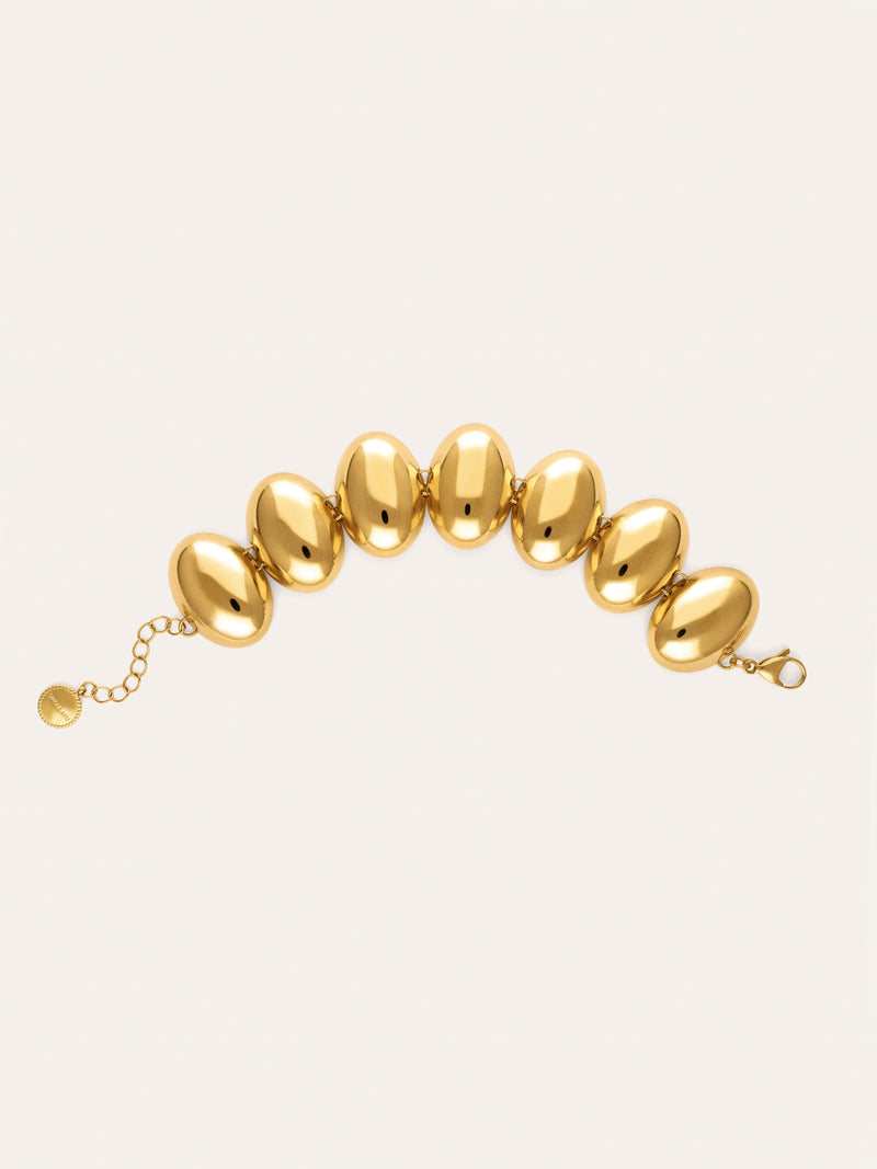 Oceya Steel Bracelet Gold Plated