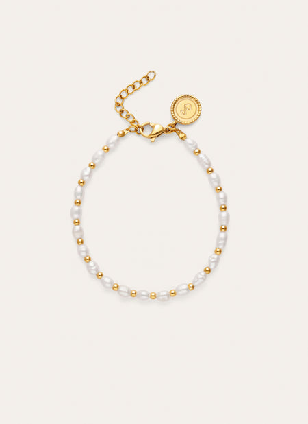 Armband Olympia Staal Verguld