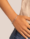 Pulsera Oval Chic Plata