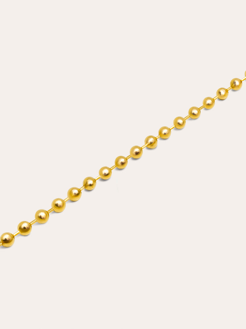 Pebbles Armband, vergoldet