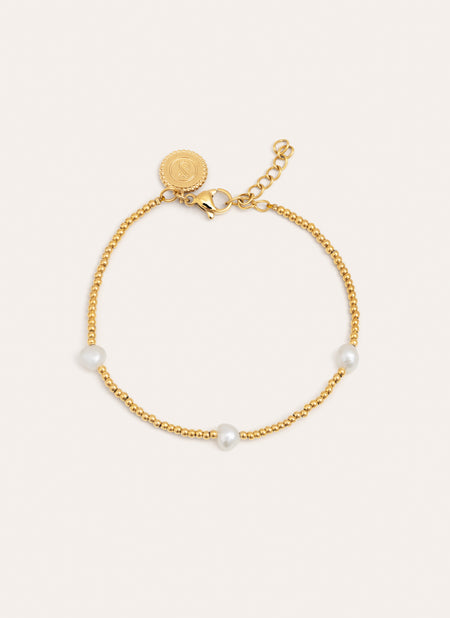 Positano Stainless Steel Gold Bracelet 