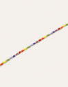 Pulsera Rainbow Colors Acero Baño Oro