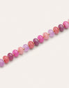 Rosé Stones Stainless Steel Gold Bracelet