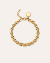 Sierpe Steel Gold Plated Bracelet