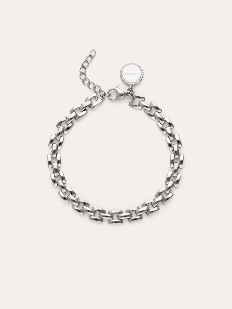 Sierpe-Armband aus Stahl