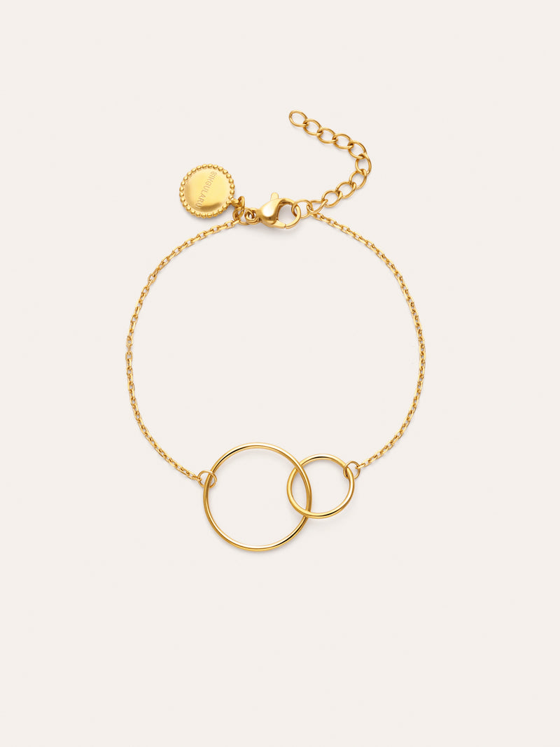 Sister Steel Gold-Plated Bracelet