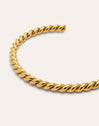 Brazalete Tressia Acero Baño Oro