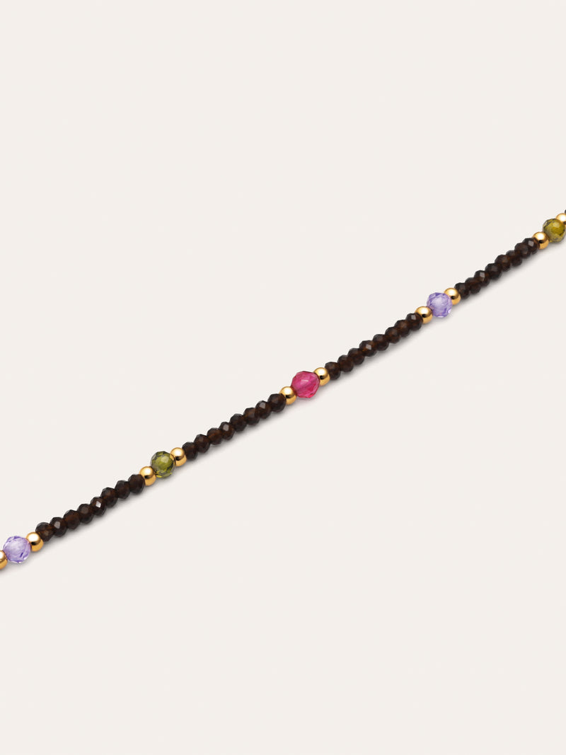 Pulsera Winter Glam Acero Baño Oro