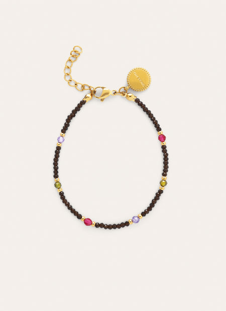 Pulsera Winter Glam Acero Baño Oro