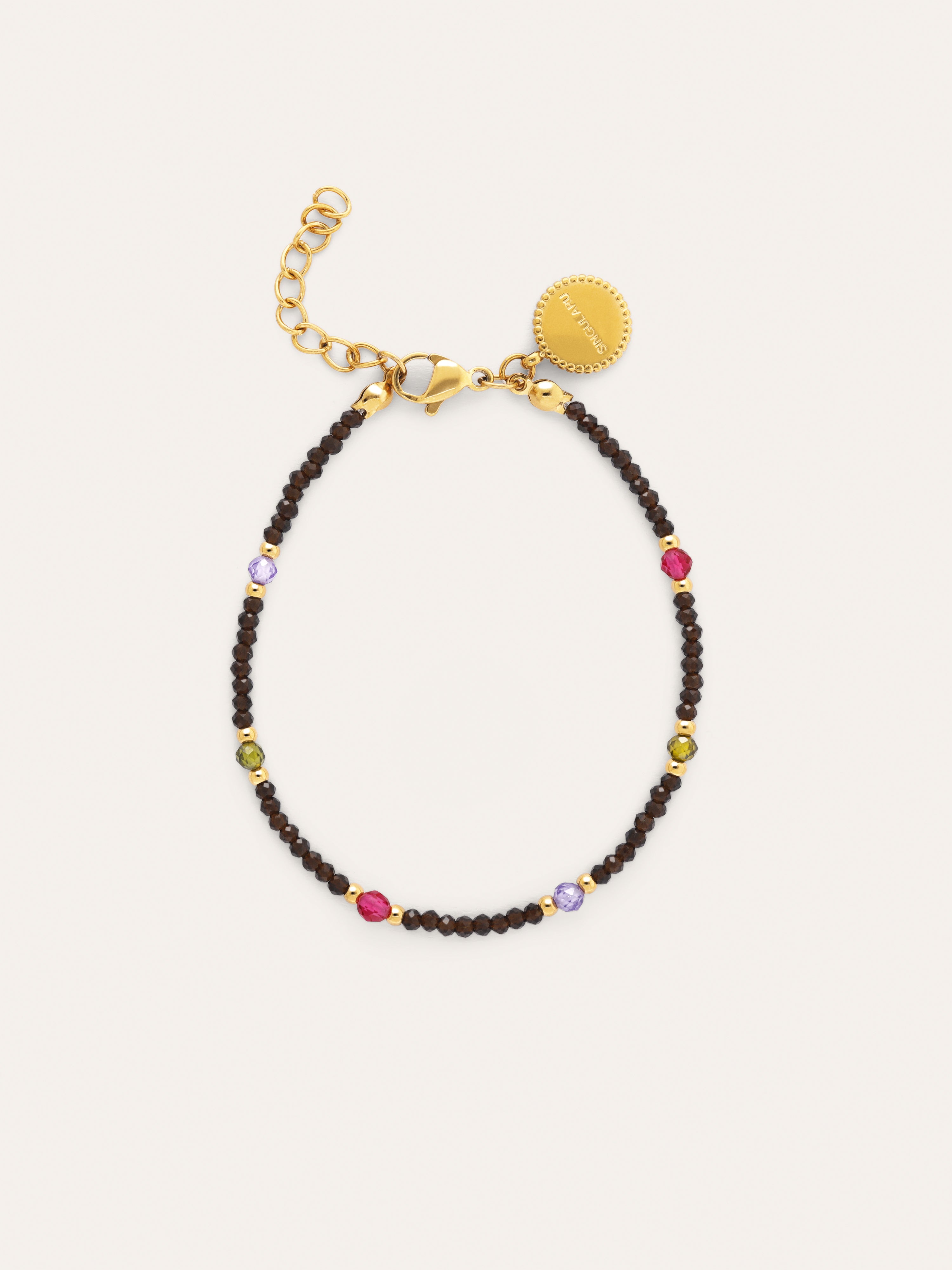 Pulsera Winter Glam Acero Baño Oro