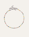 Tobillera Dots Colors Enamel Acero