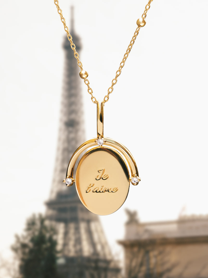 Charm Mon Amour Plaqué Or
