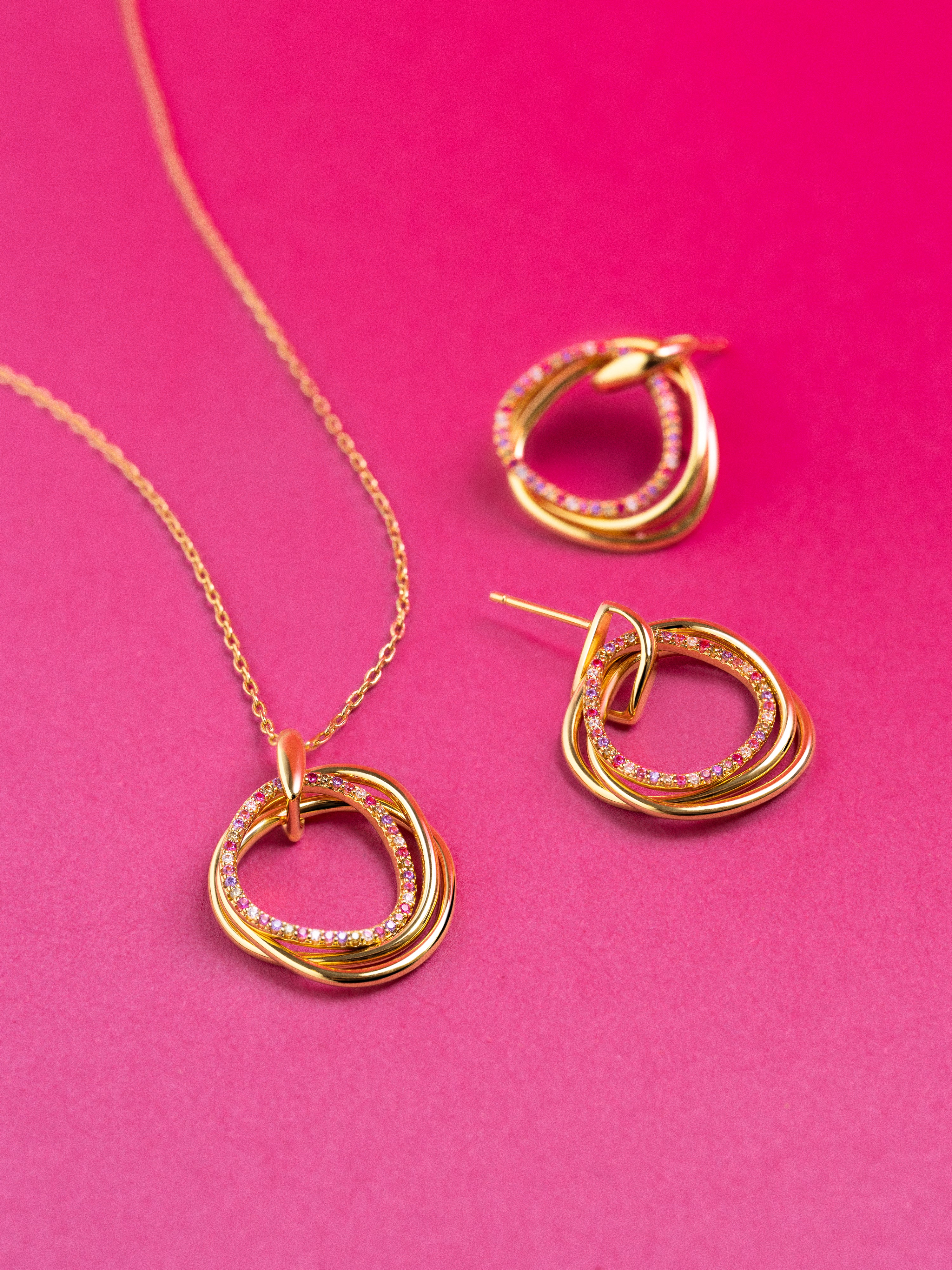 Oria Colors Gold Necklace