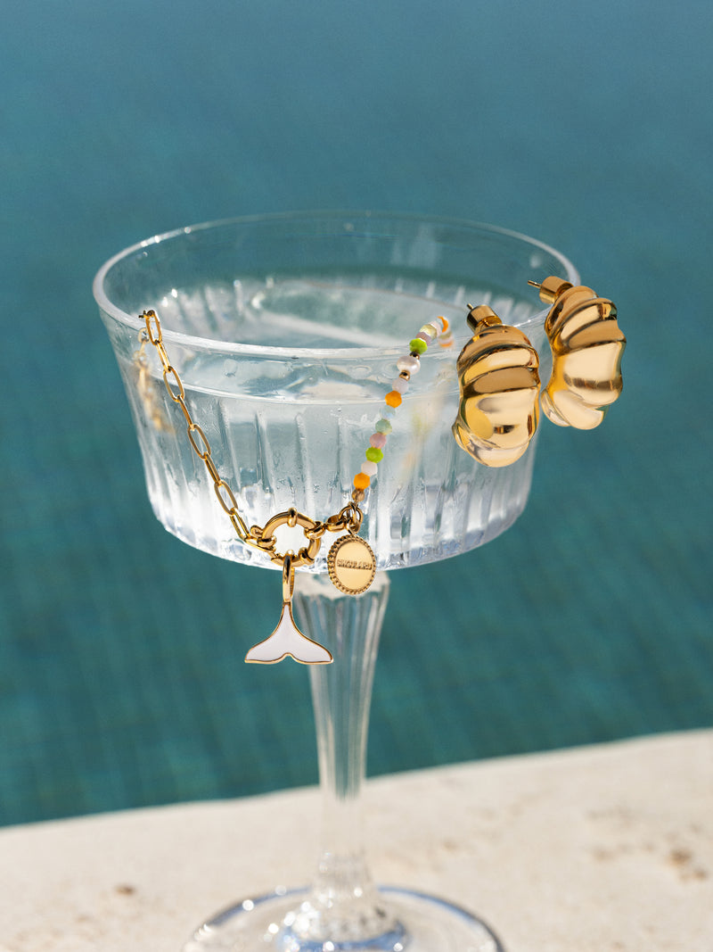 Collier Chic Nora Acier Plaqué Or
