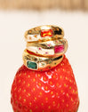 Anillo Charlotte Naranja Baño Oro