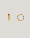 Creolen Rainbow Bubbles S Goudverguld
