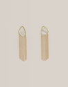 Mother of Pearl Cascade Earrings Steel Gold Plated