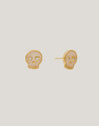 Skeleton Enamel Spark Gold-Plated Earrings - vista 7