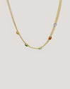 Choker Tape Stones Aço Banho de Ouro