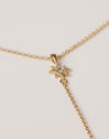 Collar Y Polar Star Plata Baño Oro