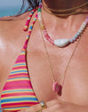 Collar Easy Rosé Acero Baño Oro