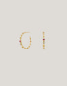  Rainbow Bubbles L Gold Earrings 