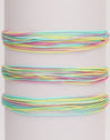 Pack 3 Pulseras Pastel Rainbow Acero