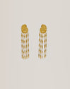 Boucles D'oreilles Zafira Shells Acier Plaqué Or