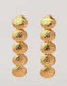 Pendientes Long Maris Acero Baño Oro