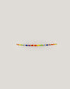 Rainbow Colors Bracelet Steel Gold Plated