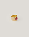 Ring My Pink Stone Edelstahl mit 18kt Goldbeschichtung - vista 4