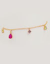 Bracciale Cascade Colors placcato oro - vista 4