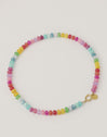 Bloom Stones Stainless Steel Gold Necklace