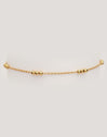 Triple Dots Armband van Staal met Goudlaag