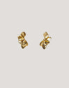 Petal Stainless Steel Gold Earrings 