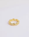 Twister Gold Ring