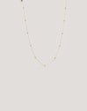 Collar Dots L Acero Baño Oro