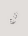 Pendientes Gota Spiral Acero - vista 4