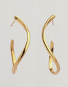 Brisa Stainless Steel Gold Earrings