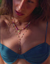 Collier Bali Stones Acier Plaqué Or