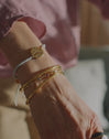 Pulseira Abuela Colors Banho de Ouro