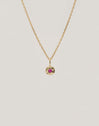 Mini Birthstone Gold Charm