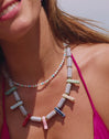 Santorini Necklace Gold Plated Steel
