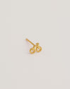 Bike Gold Single Earring